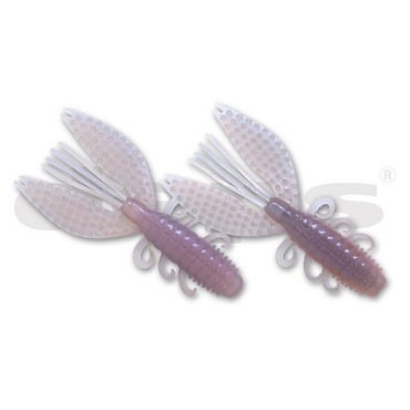 デプス ワーム スパイニークロー4インチ #10ナチュラルプロブルー