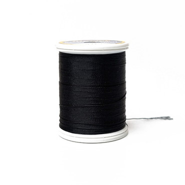 ジャストエース ポリエステル ダルスレッド (A) 細糸 200m 402 ブラック