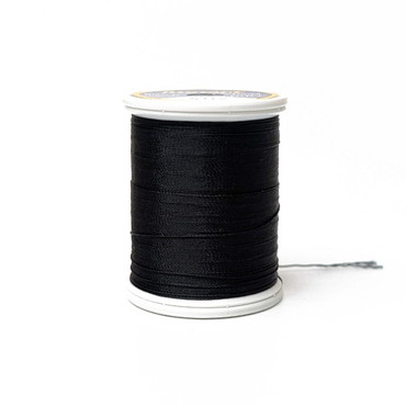 ジャストエース ポリエステル ダルスレッド (C)太糸 100m 402 ブラック