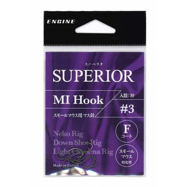 エンジン スーペリオ MIフック(スモールマウス用マス針) #3