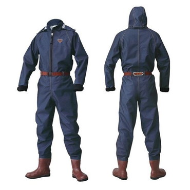 ウェア ビセオ G-TEXデニムウェダースーツ インディゴブルー M