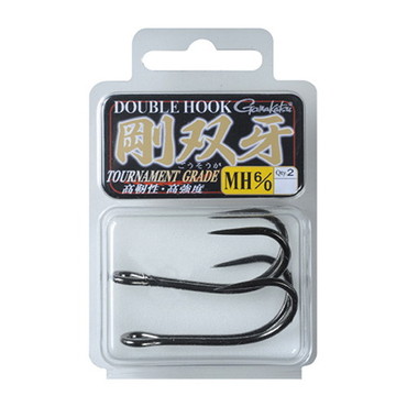 がまかつ バラ ダブルフック 剛双牙 MH 6/0