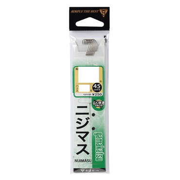 がまかつ (糸付) ニジマス (茶) 12号-ハリス2号