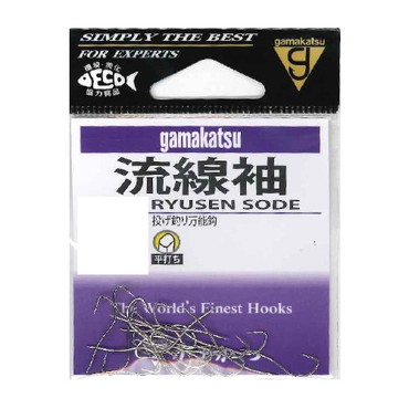 がまかつ　流線袖　白　６号