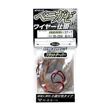 がまかつ 仕掛け ID209 ベニガゼワイヤー仕掛 14-37