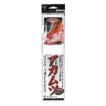 がまかつ　赤ムツファイバー２本仕掛ピンク・橙ＦＤ１４３　１８号－ハリス６