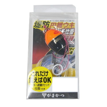 がまかつ　堤防円錐ウキワンタッチ仕掛　ＨＵ１０６　３号－ハリス１．５