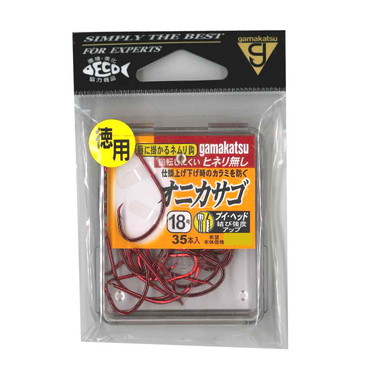 ガマカツ ザ･ボックス オニカサゴ(赤) 18号