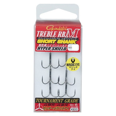がまかつ トレブルRB-M ショートシャンク(HPS) #10