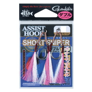 がまかつ アシスト ショートスナイパーベイトプラス ダブル GA020 #2