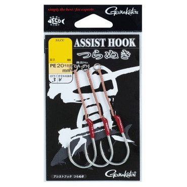 がまかつ アシストフック貫(ツラヌキ) #1/0