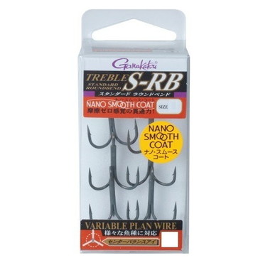 がまかつ　バラ　トレブルＳ－ＲＢ（ナノスムースコート）　＃１０