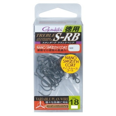 がまかつ　バラ　徳用　トレブルＳ－ＲＢ（ナノスムースコート）　＃１０