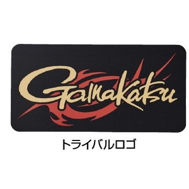 ガマカツ GM2494 マグネットステッカー(シールタイプ) トライバルロゴ