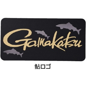 ガマカツ GM2494 マグネットステッカー(シールタイプ) 鮎ロゴ