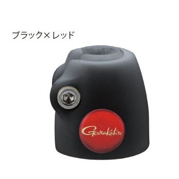 ガマカツ 杓用指掛ケグリップ GM2500 ブラック/レッド