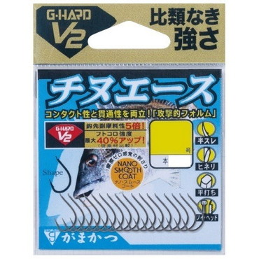 がまかつ　バラ　Ｇ－ＨＡＲＤ　Ｖ２　チヌエース　５号