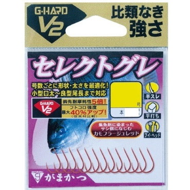 がまかつ　バラ　Ｇ－ＨＡＲＤ　Ｖ２　セレクトグレ　４号