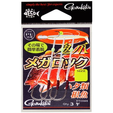 がまかつ アシストフック サポートフック鬼爪 メガロック M