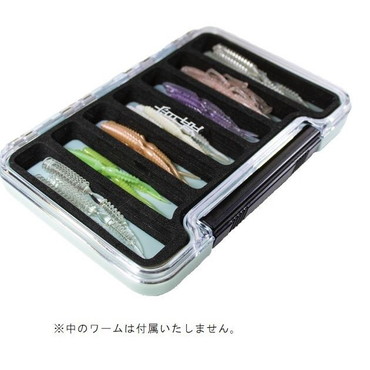 がまかつ ルアーケース LE505-1 宵姫スリムワームボックス ライトブルー