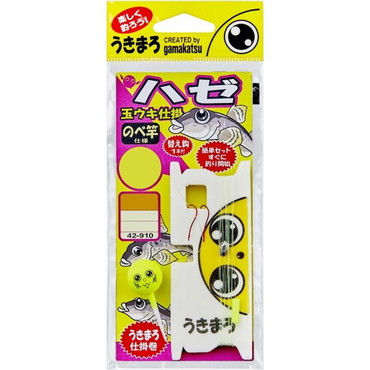がまかつ 仕掛け うきまろ ハゼ玉ウキ仕掛 3.6m 鈎6号-ハリス0.8号