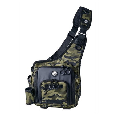 がまかつ タックルバッグ LE322 ランガン ライトショルダーバッグ2.0 #2カモブラック