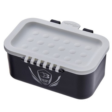 がまかつ 餌箱 GM2483 サシエ入れ140 ブラック (BLACK WORKS)