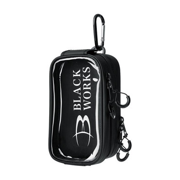 がまかつ タックルバッグ アディショナルポーチ GM2610 ブラック (BLACK WORKS) クリア