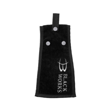 がまかつ GM2615 フィッシングタオル ブラック (BLACK WORKS)