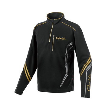 がまかつ ウェア GM3778 UDジップシャツ ブラック/ゴールド M