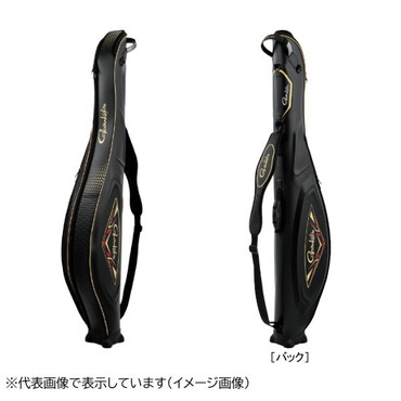 がまかつ ロッドケース 成型ハードロッドケース GC301 ブラック/ゴールド Gamakatsu 142cm