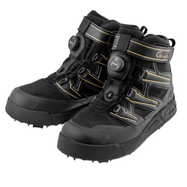 がまかつ  GM4549 Gスペック スパイクシューズ ブラック/ゴールド L