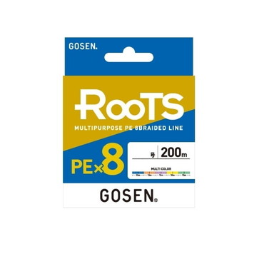 ゴーセン PEライン ルーツ PEx8 200m 0.6号/14LB マルチカラー