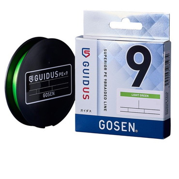 ゴーセン PEライン ガイダス PEX9 ライトグリーン 150m 0.6号