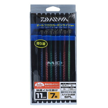ダイワ 快適イカ仕掛ケSPL 11S SS 7本 スタンダード濁リ潮