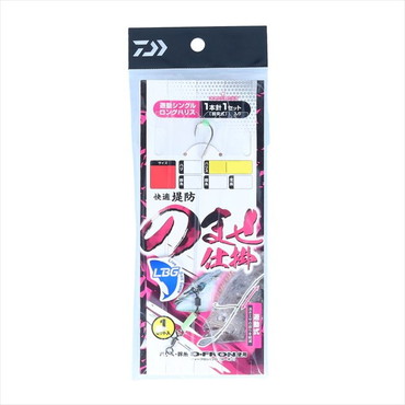 ダイワ 仕掛け 快適堤防のませ仕掛け LBG 遊動シングル1本針1セット ロングハリス 針10号 ハリス6号 幹糸8号