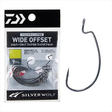 ダイワ ワームフック シルバーウルフ フックSS ワイドオフセット3