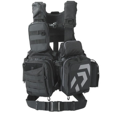 ダイワ ライフジャケット DF-6122 ベンチクールゲームベストV ブラック×メタル フリーサイズ