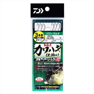 ダイワ 仕掛け 快適カワハギ仕掛3本ベーシック SS パワーマルチ 10.0