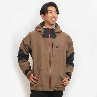 DAIWA ダイワ コーデュラショートレインジャケット ブラウン L 【公式