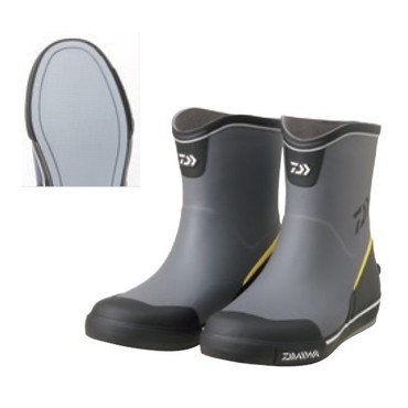 ダイワ DB-2412 ショートネオデッキブーツ グレー 3L(27.0-28.0cm)