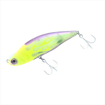 ダイワ シーバスルアー モアザン レイジーファシャッド120SS チャートファイヤークリアパープルサンド