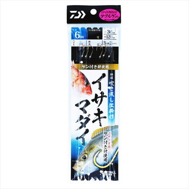 ダイワ 仕掛け 快適吹き流し仕掛け イサキ･マダイ 3本針1セット 4-4 6m