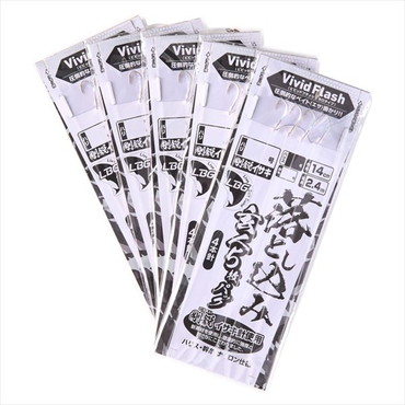 ダイワ 仕掛け 落とし込み仕掛けLBG 玄人5枚パック GEI4本 針12号 ハリス18号 幹糸18号