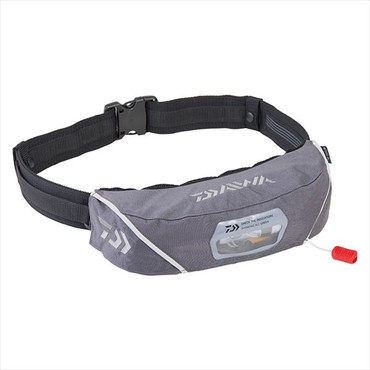 ダイワ ライフジャケット DF-2222 インフレータブルライフジャケット (ウエストタイプ自動･手動膨脹式) グレー フリーサイズ