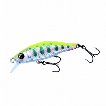 ダイワ トラウトプラグ シルバークリークミノー44S 抹茶チャートヤマメアクセントレッド 【キャスティングオリジナルカラー】