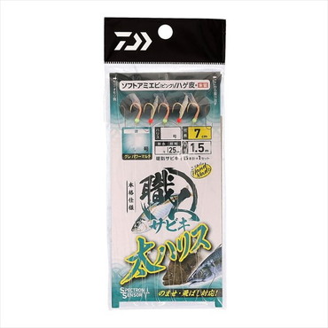 ダイワ サビキ仕掛け 職人サビキ 太ハリス 5本 SAピンク&ハゲ皮 4-3-4