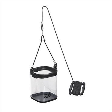 ダイワ バケツ 水くみバッカン S17(K)クリアブラック