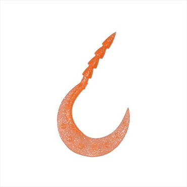 ダイワ タイラバ 鯛ラバ 紅牙ワーム 玉神ターボシングルカーリー 3.6インチ 紅牙オレンジ