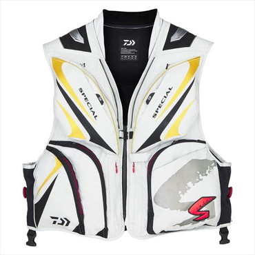 ダイワ ライフジャケット DV-1124F スペシャル バリアテック フロートショートベスト ライトグレー 2XL